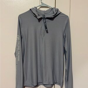 Vuori Gray Long Sleeve Men's Hoodie